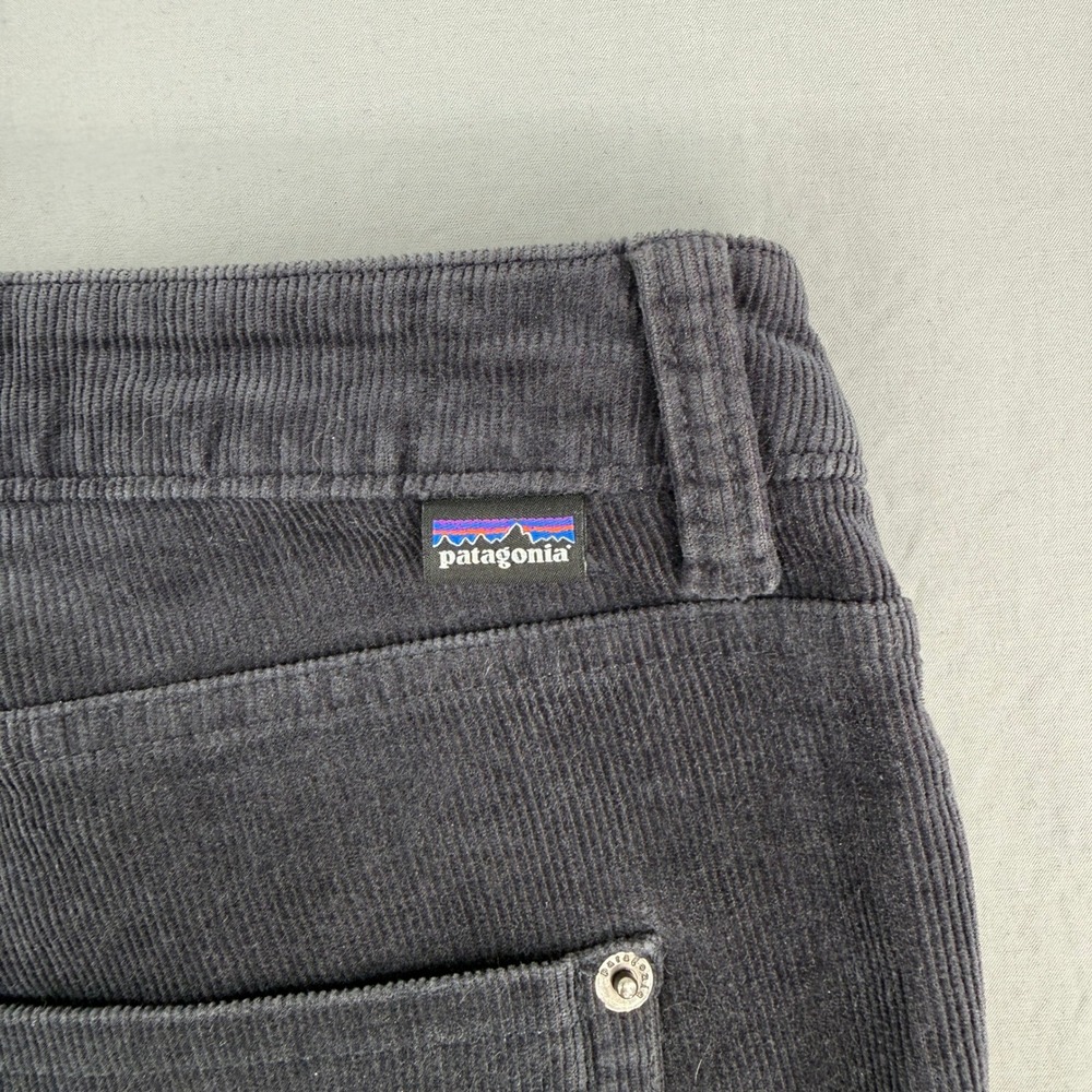 Patagonia Womens Organic Cotton Corduroy Slim Straight Pants Grey Size 30 10 - Picture 4 of 10